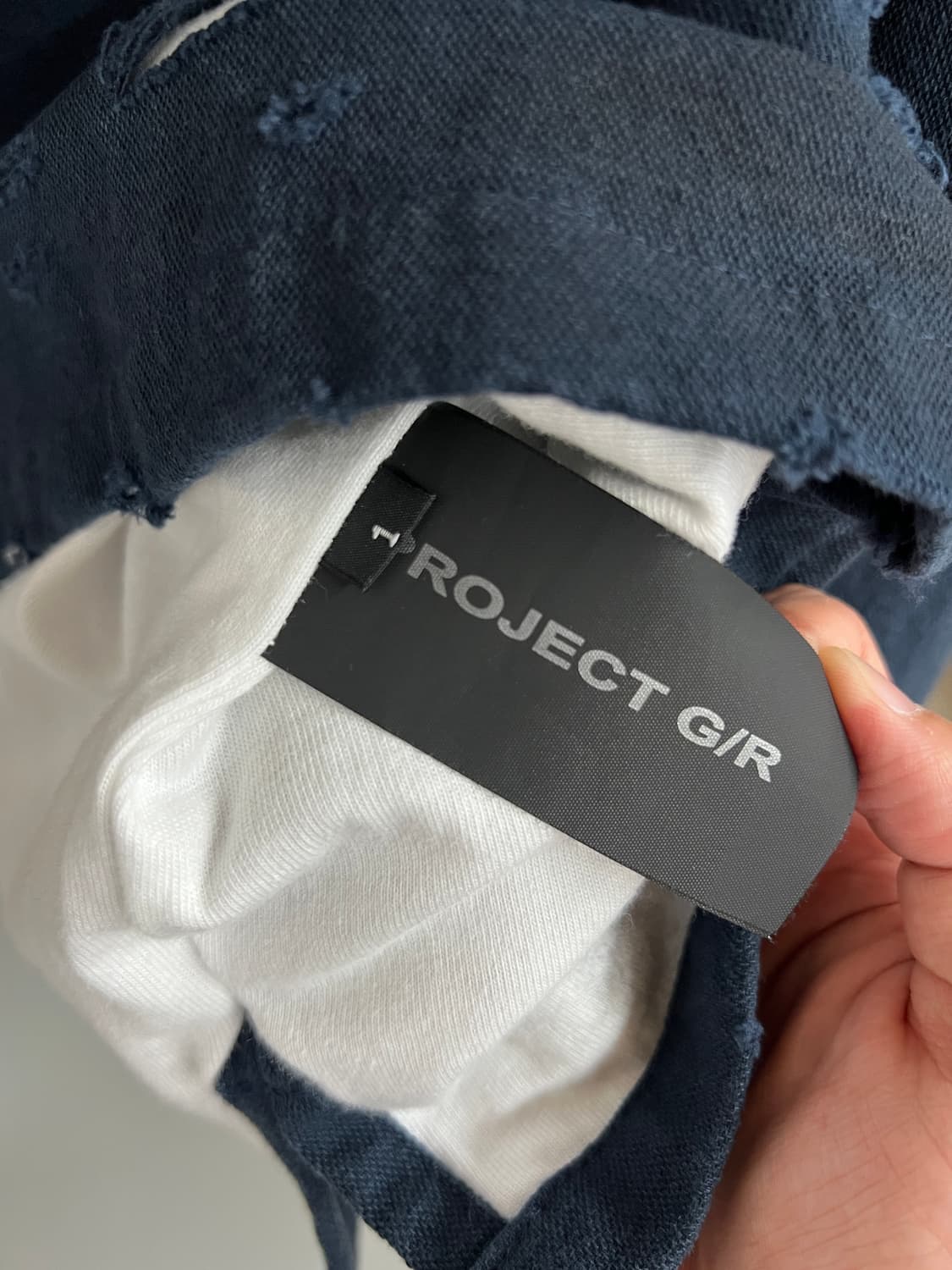 프로젝트gr  폴로 셔츠 네이비 상품이미지2