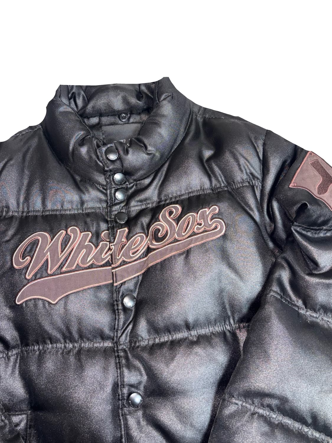 MLB White Sox 화이트 삭스 블랙 패딩 점퍼 y2k 상품이미지2