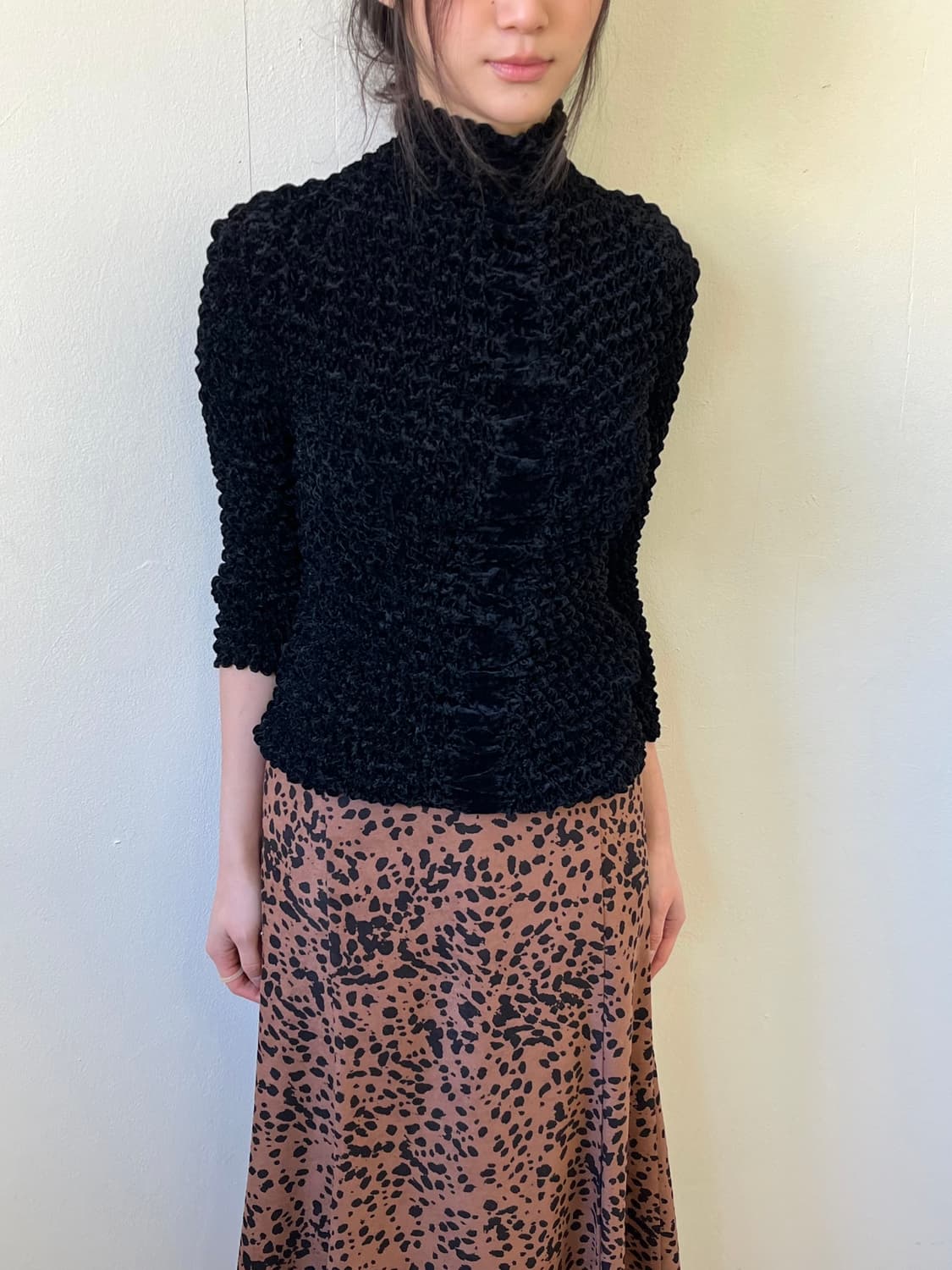 BRUND PIRTTELLI 플리츠 터틀넥 상품이미지4