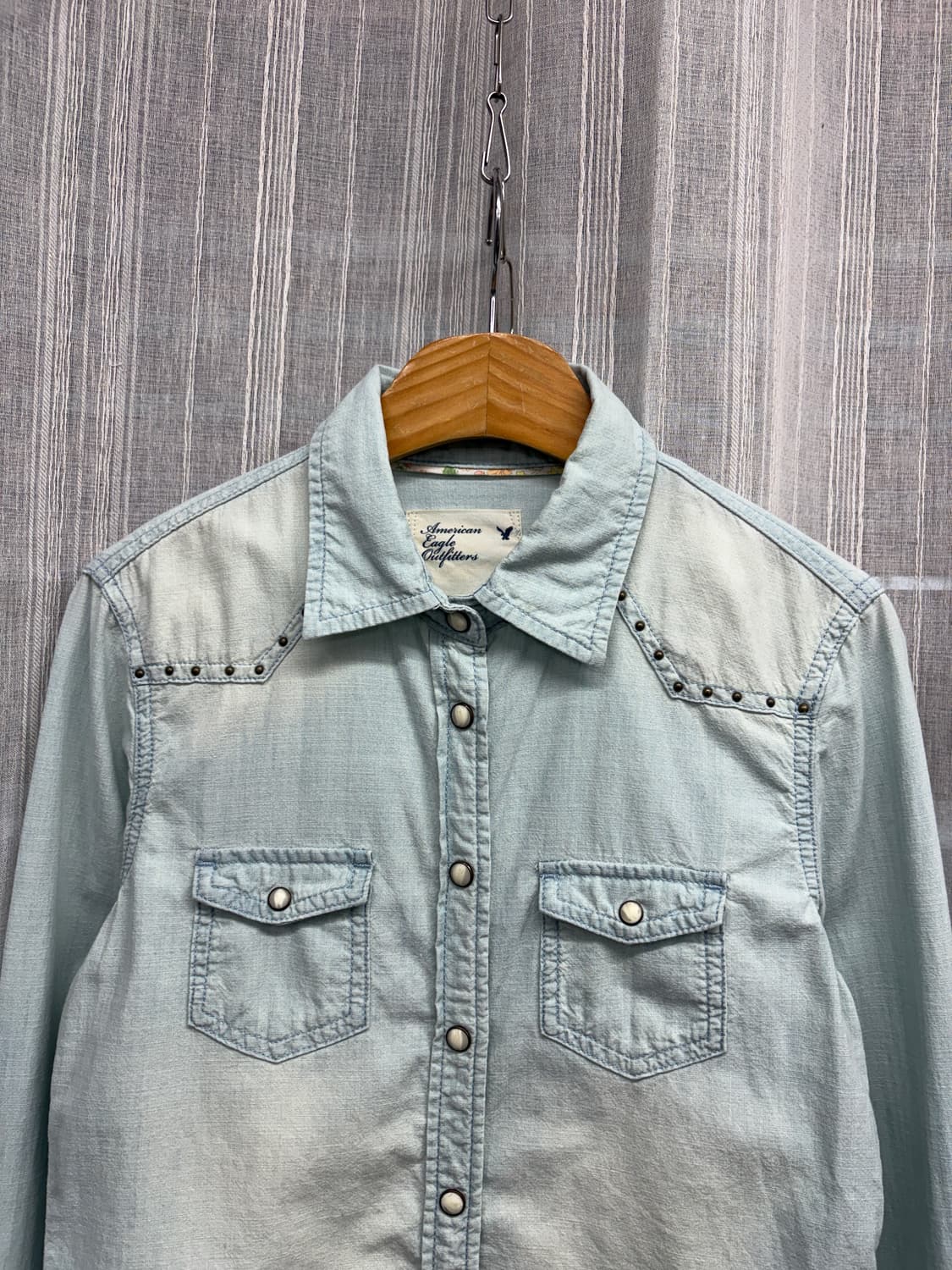 아메리칸 이글 스터드 웨스턴 연청 셔츠 상품이미지2