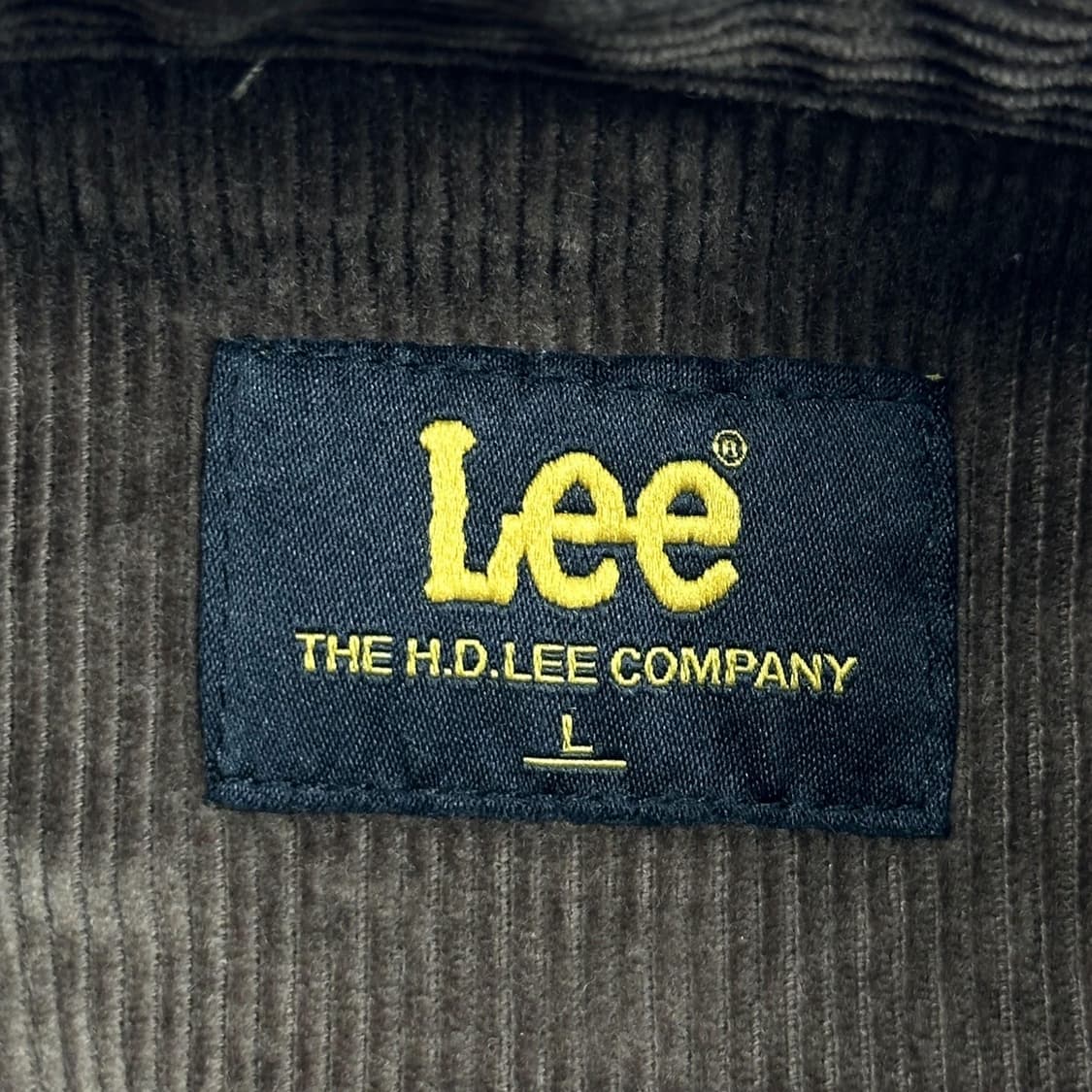 Lee (리) 브라운 코듀로이 박시 셔츠 (L 여성추천) 상품이미지4
