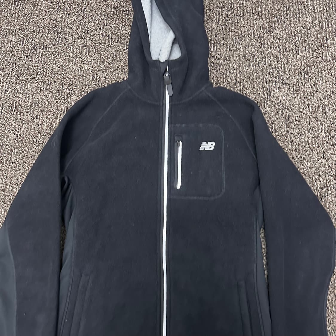 뉴발란스 여성 기모 후드집업 블랙 95(L) 상품이미지2