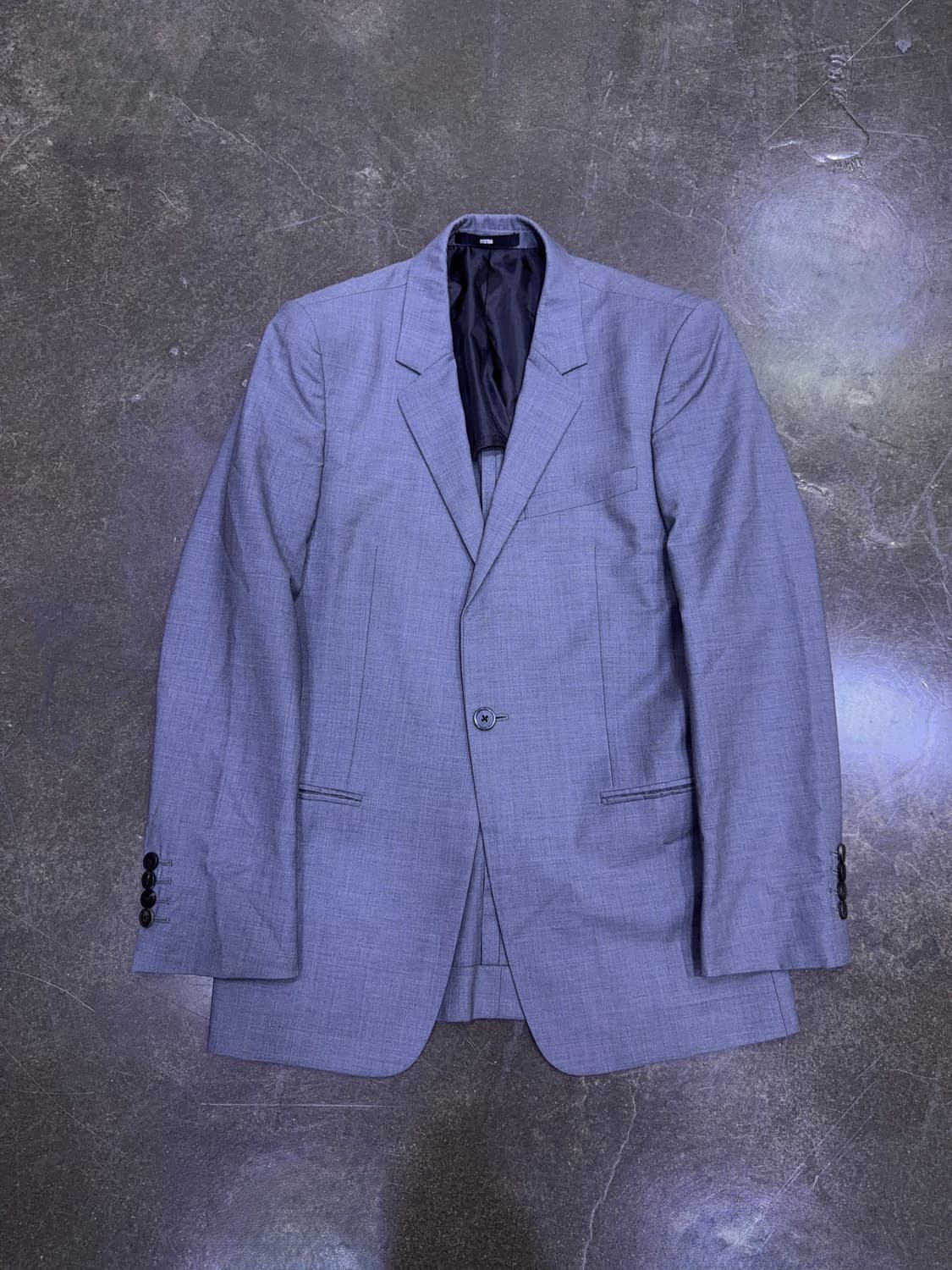 시스템옴므 울 그레이 수트셋업 자켓 팬츠 슬랙스 46 상품이미지2