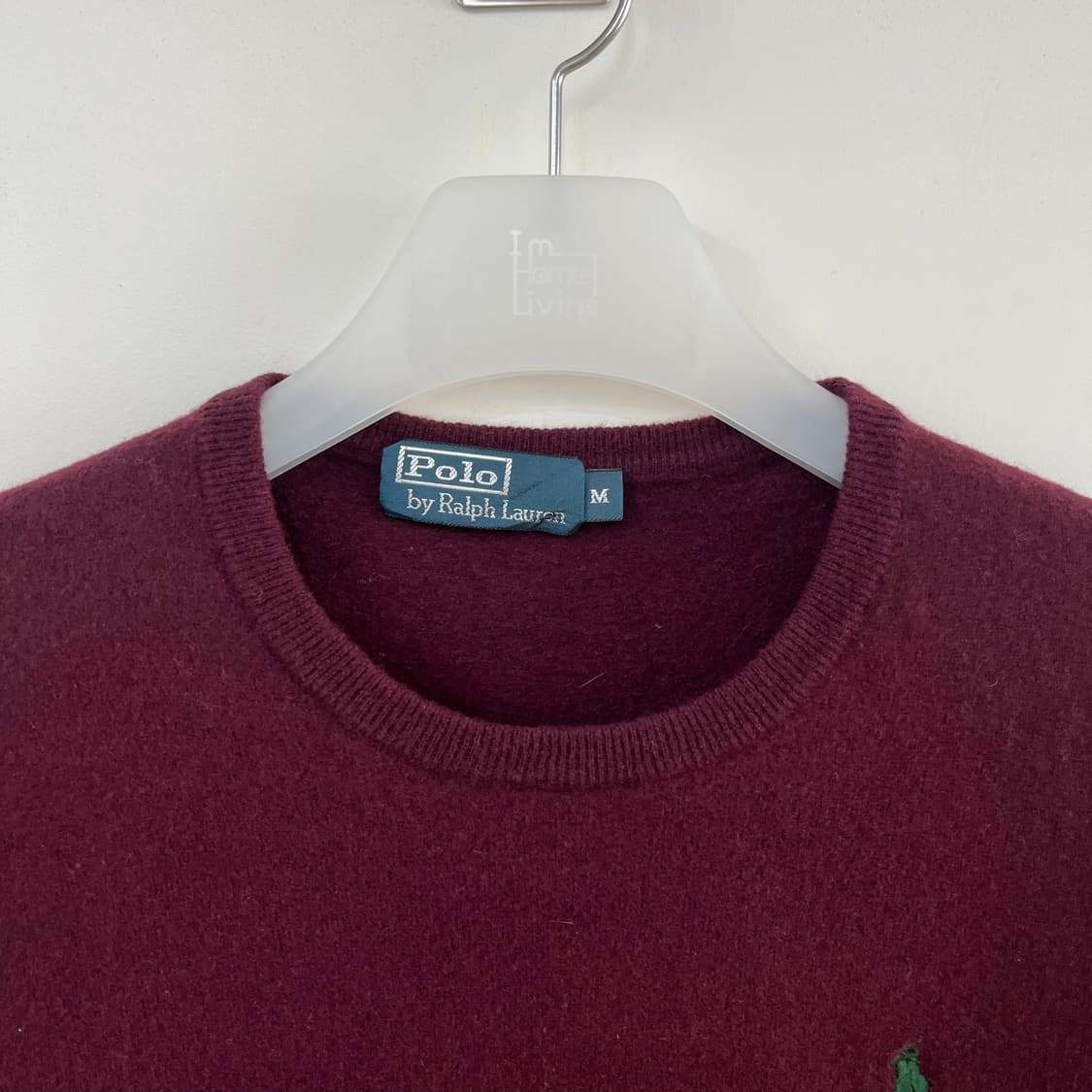 폴로 랄프로렌 버건디 메리노울 니트 상품이미지6