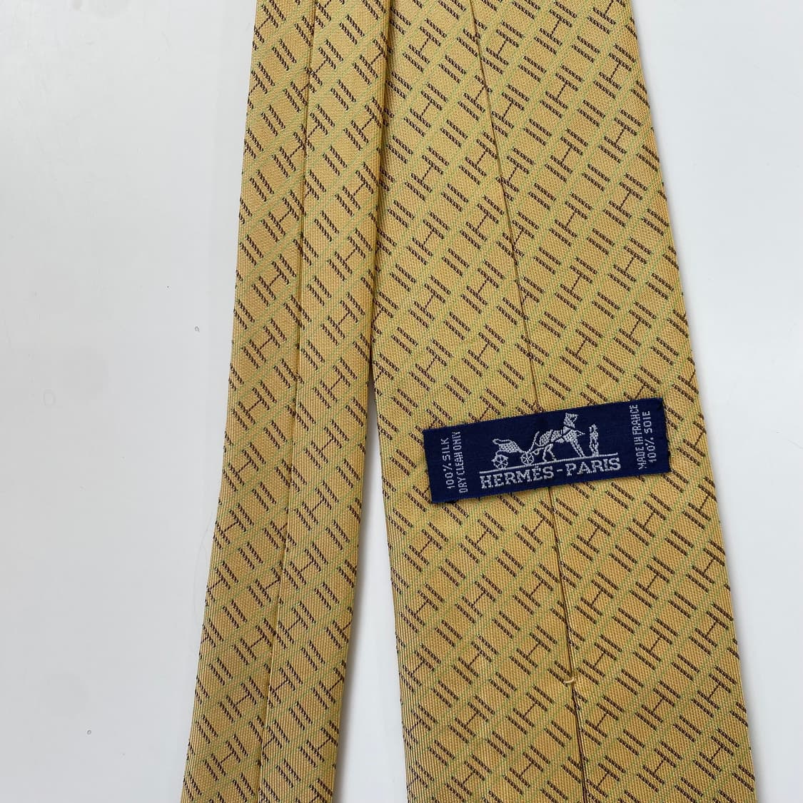 에르메스(HERMES) H모노그램 명품 정품 넥타이 상품이미지5