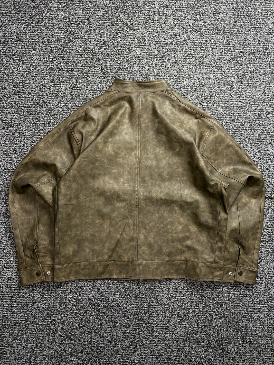 파르티멘토 비건레더 디스트레스 클래식 바이커 자켓 2011 상품이미지4