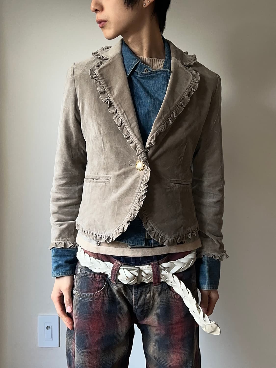 AWAW by Junko Shimada 프릴 코티드 자켓 상품이미지5