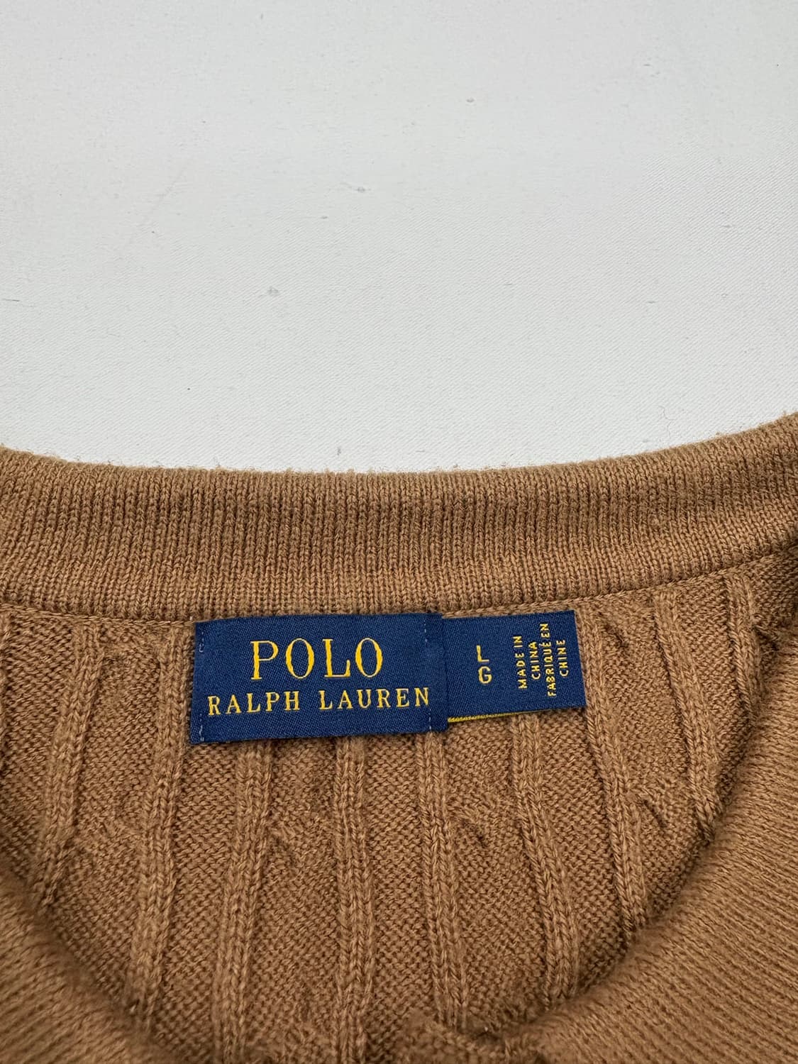 폴로 랄프로렌 케이블 카라 니트 상품이미지5