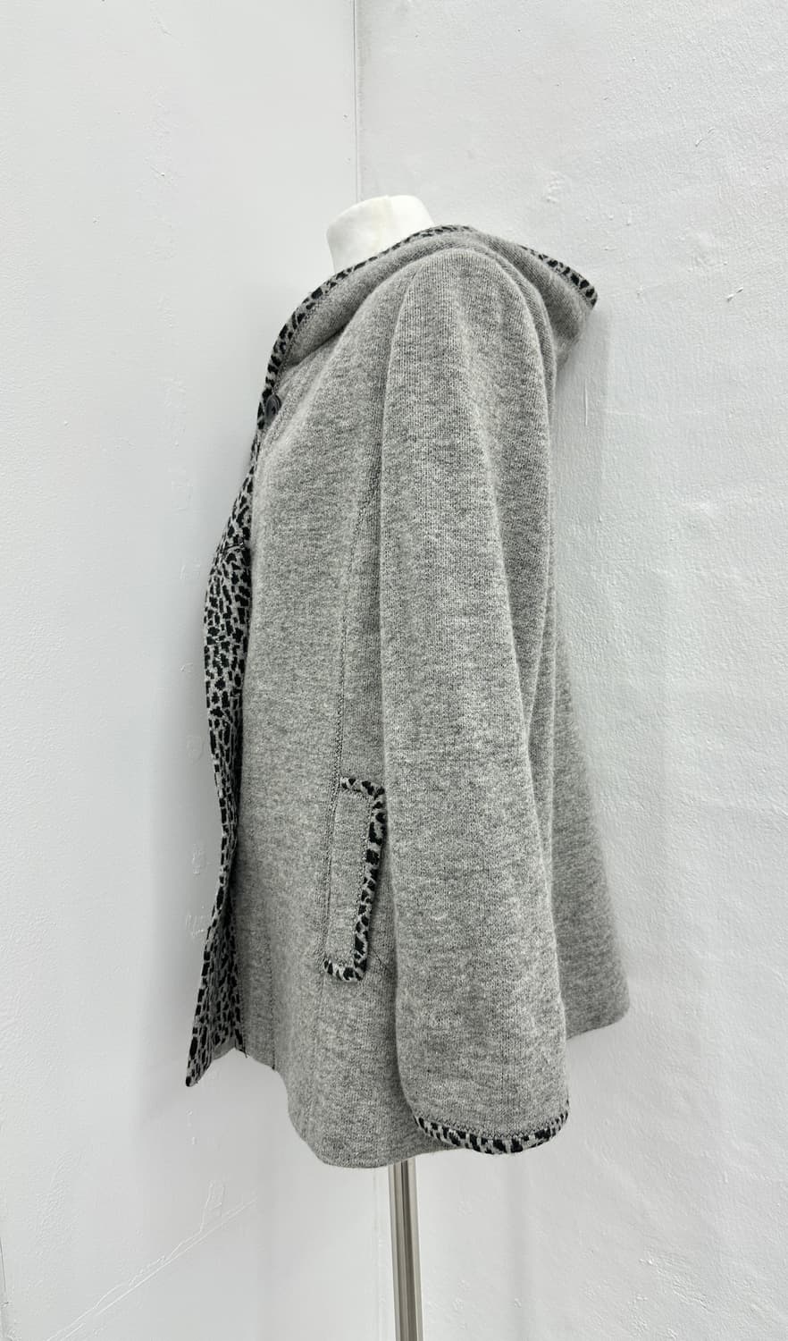 Vintage leopard knit jacket  상품이미지6