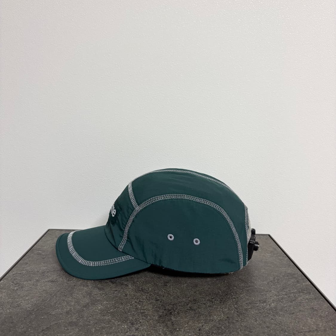 (OS) 슈프림 박스로고 캠프캡 모자 23SS 리플렉티브 스티치 그린 상품이미지3