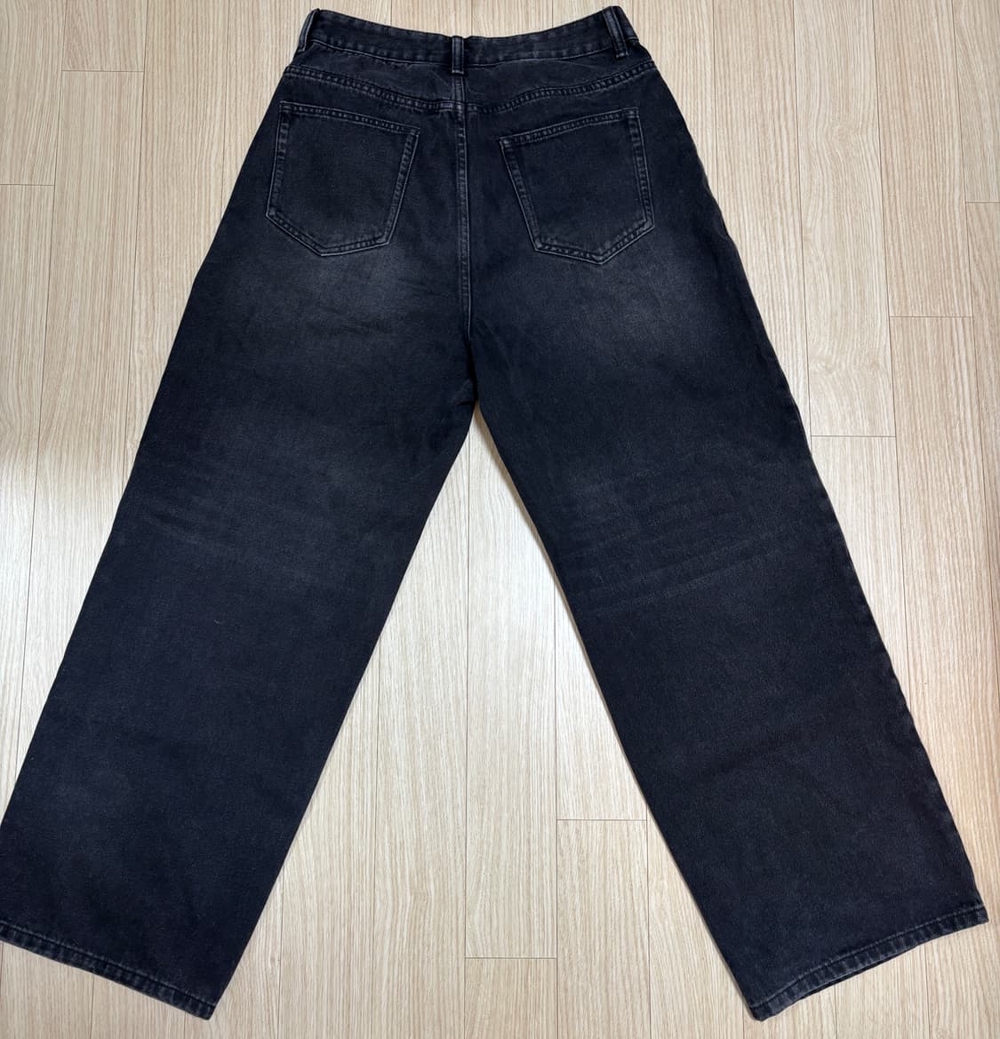 8 Seconds  절개 워싱 데님 블랙 상품이미지3