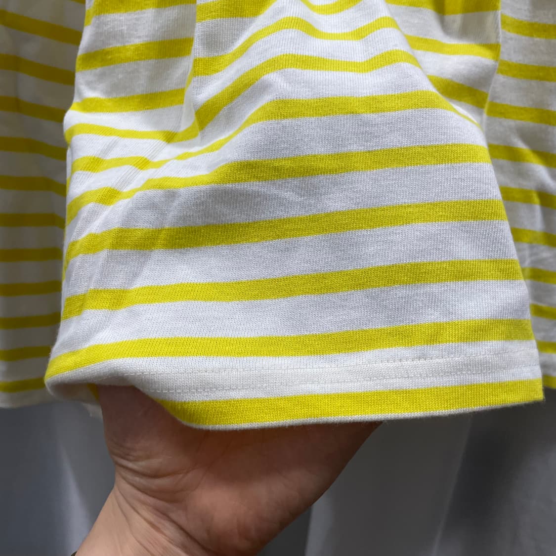 탑텐/ 옐로우 스트라이프 보더티/ 110 상품이미지5