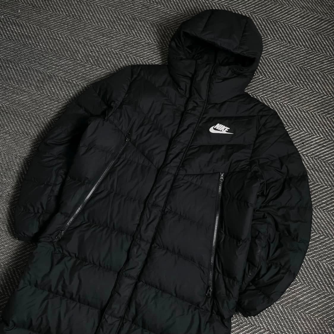 나이키 윈드러너 덕다운 롱 패딩 자켓 블랙o 5357 상품이미지1
