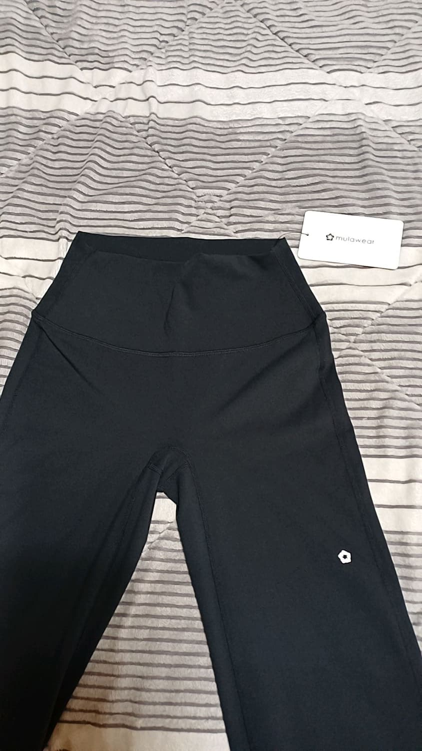 뮬라웨어 미사용 매우미세한약기모 스판팬츠 M 기장94 상품이미지5