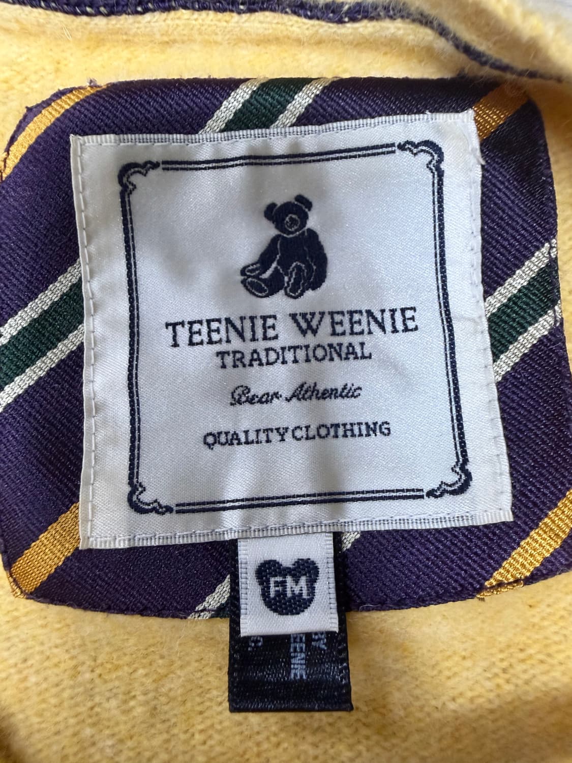 티니위니 옐로우 가디건 m 상품이미지3