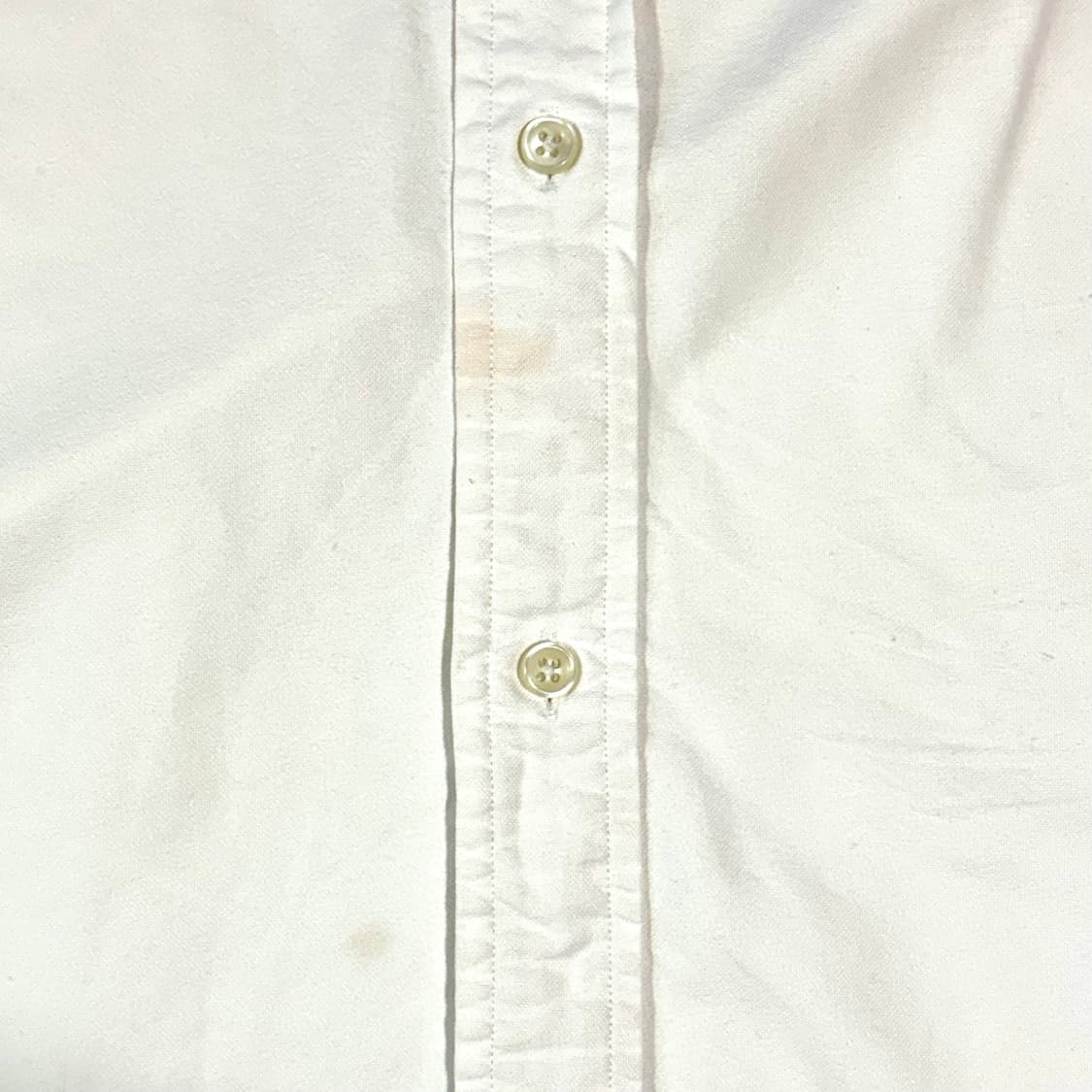 랄프로렌 크림 화이트 빅로고 테디베어 셔츠 XL 상품이미지5