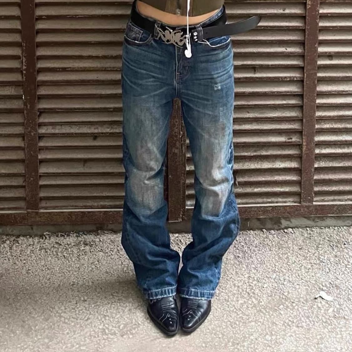 noEmosen 부츠컷 청바지 데님 상품이미지1