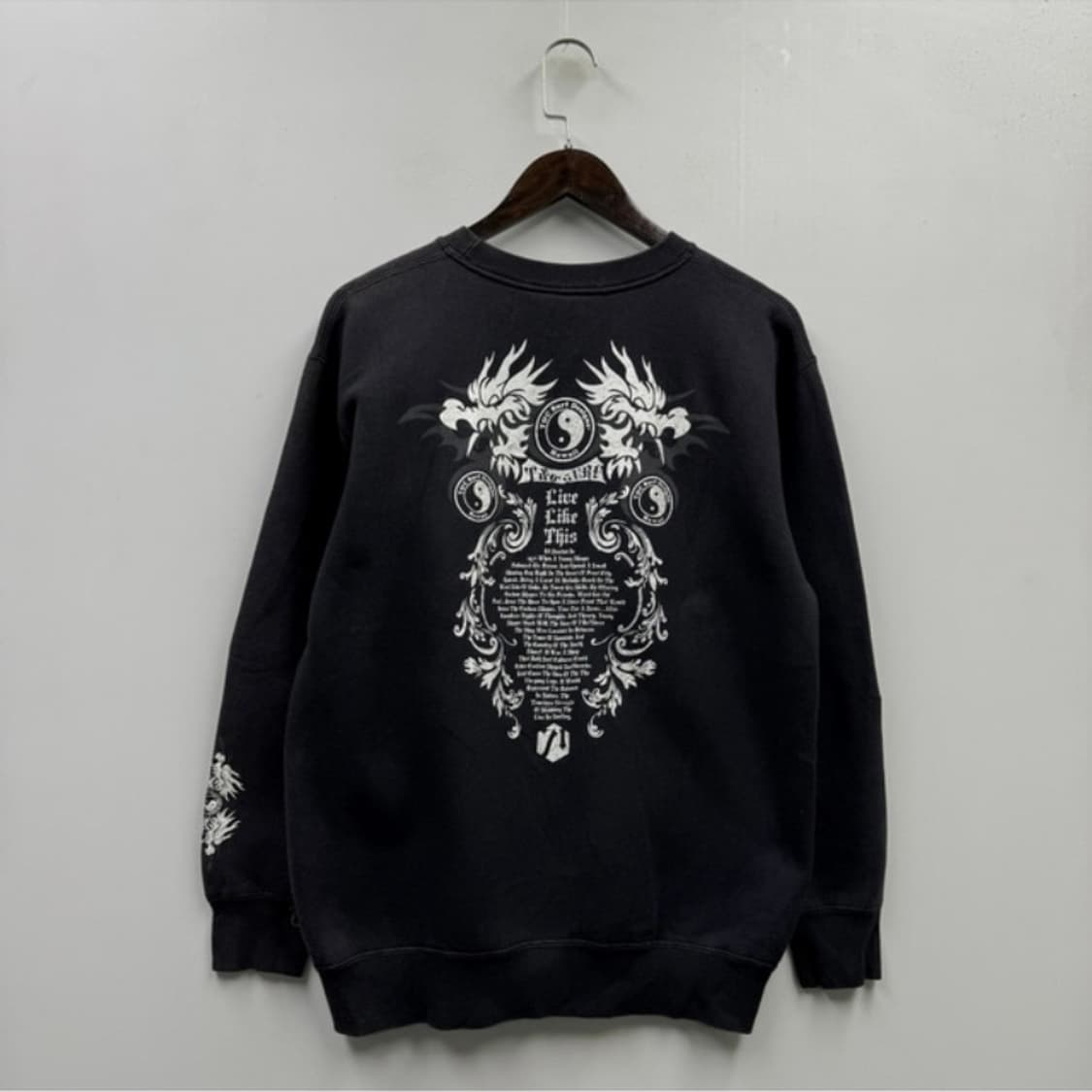 T&C SURF DESIGNS 맨투맨 y2k 빈티지 펑크 고스 상품이미지2