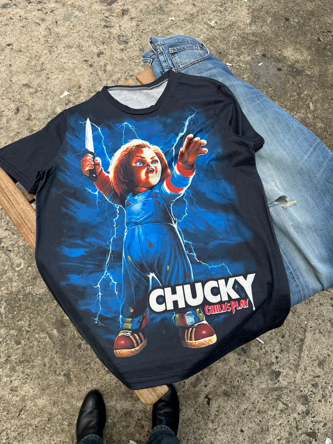 Chucky Child’s Play logo material T 상품이미지1
