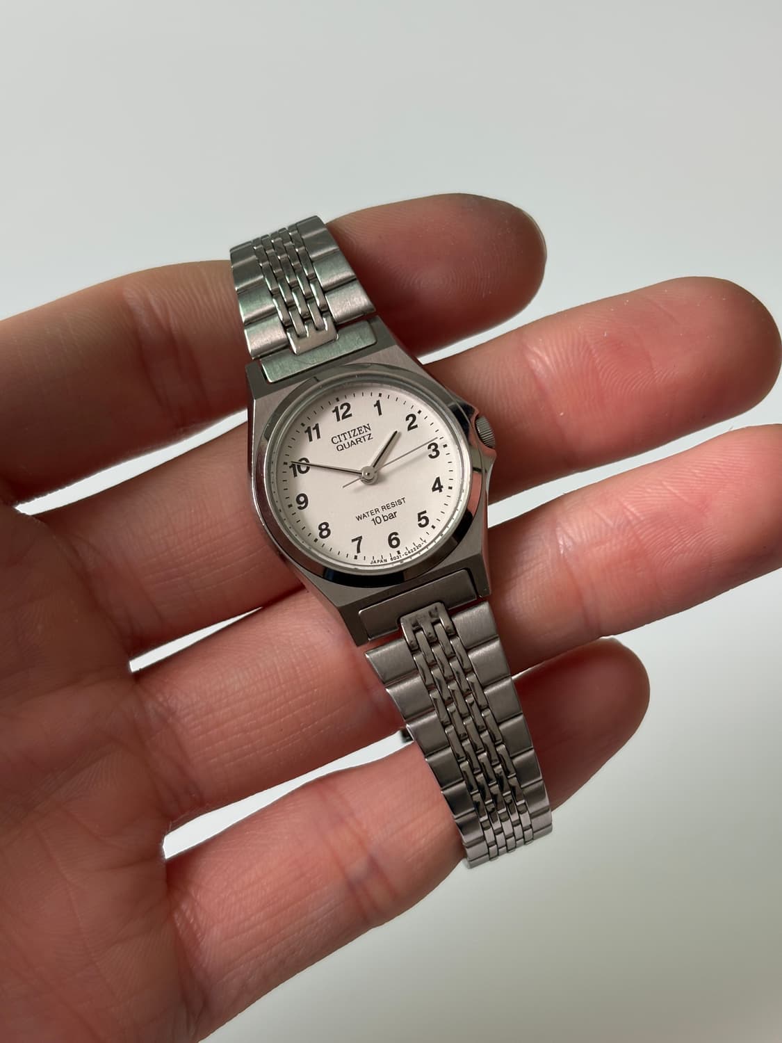 시티즌 1990년대 아라빅 인덱스 실버 쿼츠 여성  상품이미지2