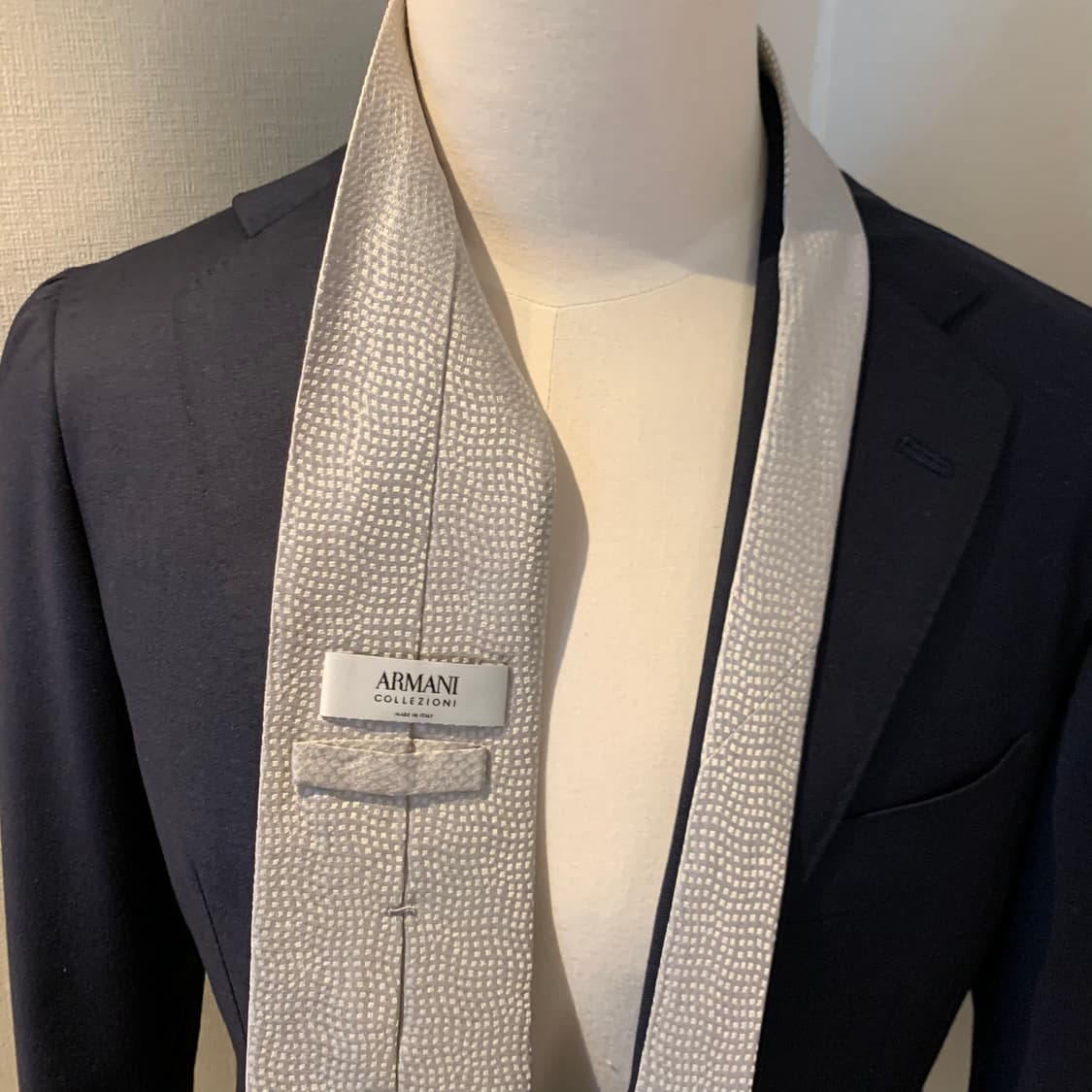 알마니(ARMANI) 명품 클래식넥타이 화이트 신형 A+등급 상품이미지2