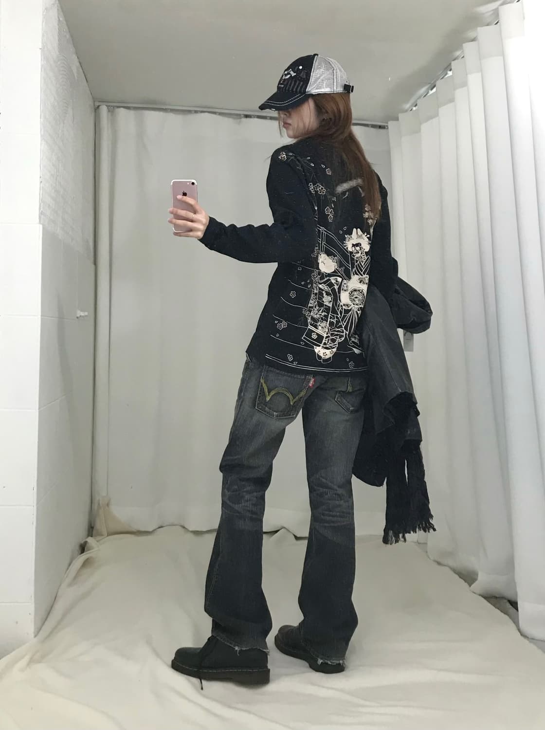 에드윈 펑크 오리엔탈 블랙 시크 코디 세트 상품이미지3