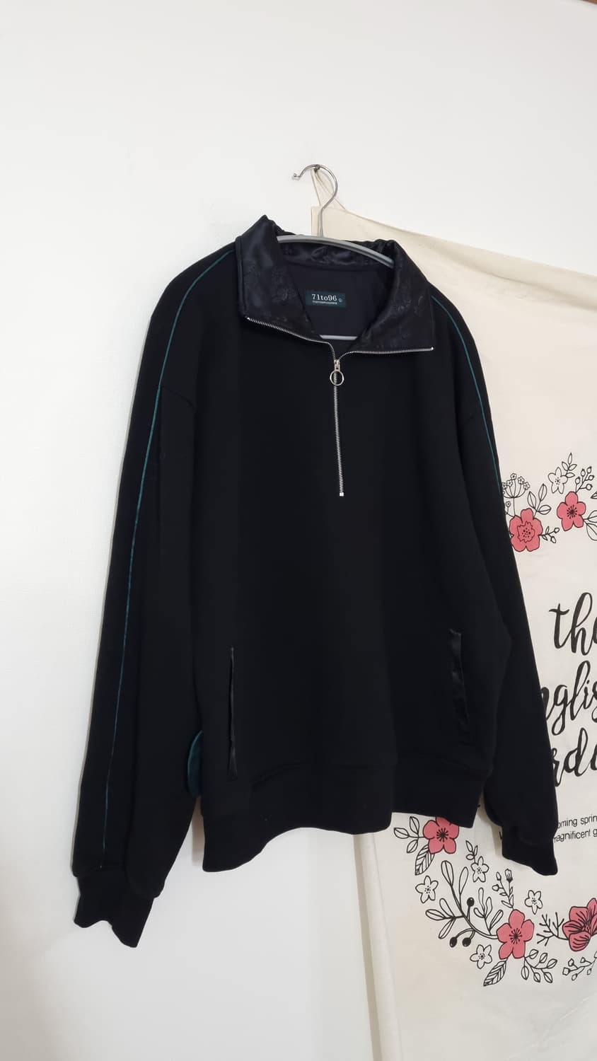 71to96 Hanbok sweat setup-zipup (Black) 상품이미지3