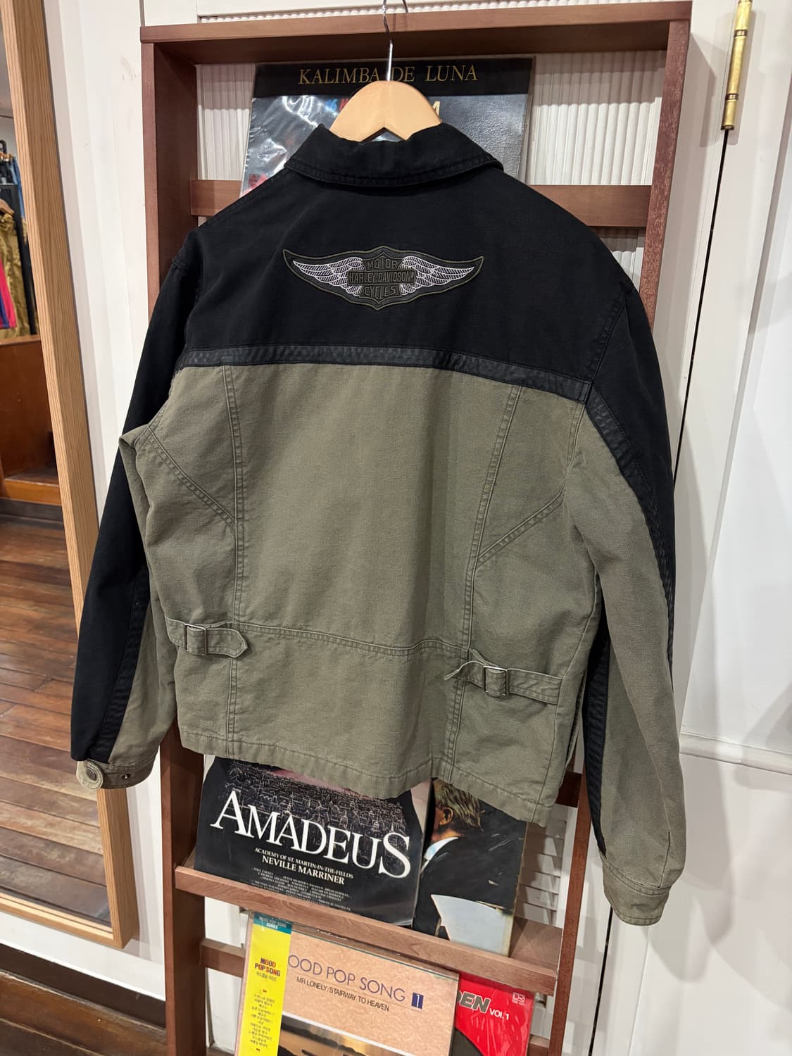 J51 할리데이비슨 투톤 캔버스 워크 자켓 상품이미지8