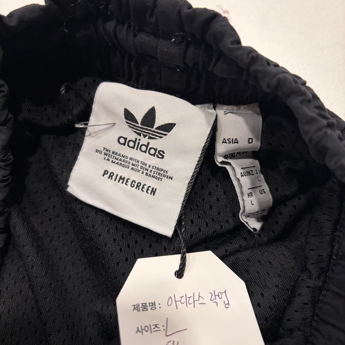 [L] 아디다스 락업 3선 트레이닝 바지 팬츠 블랙 C512 상품이미지5