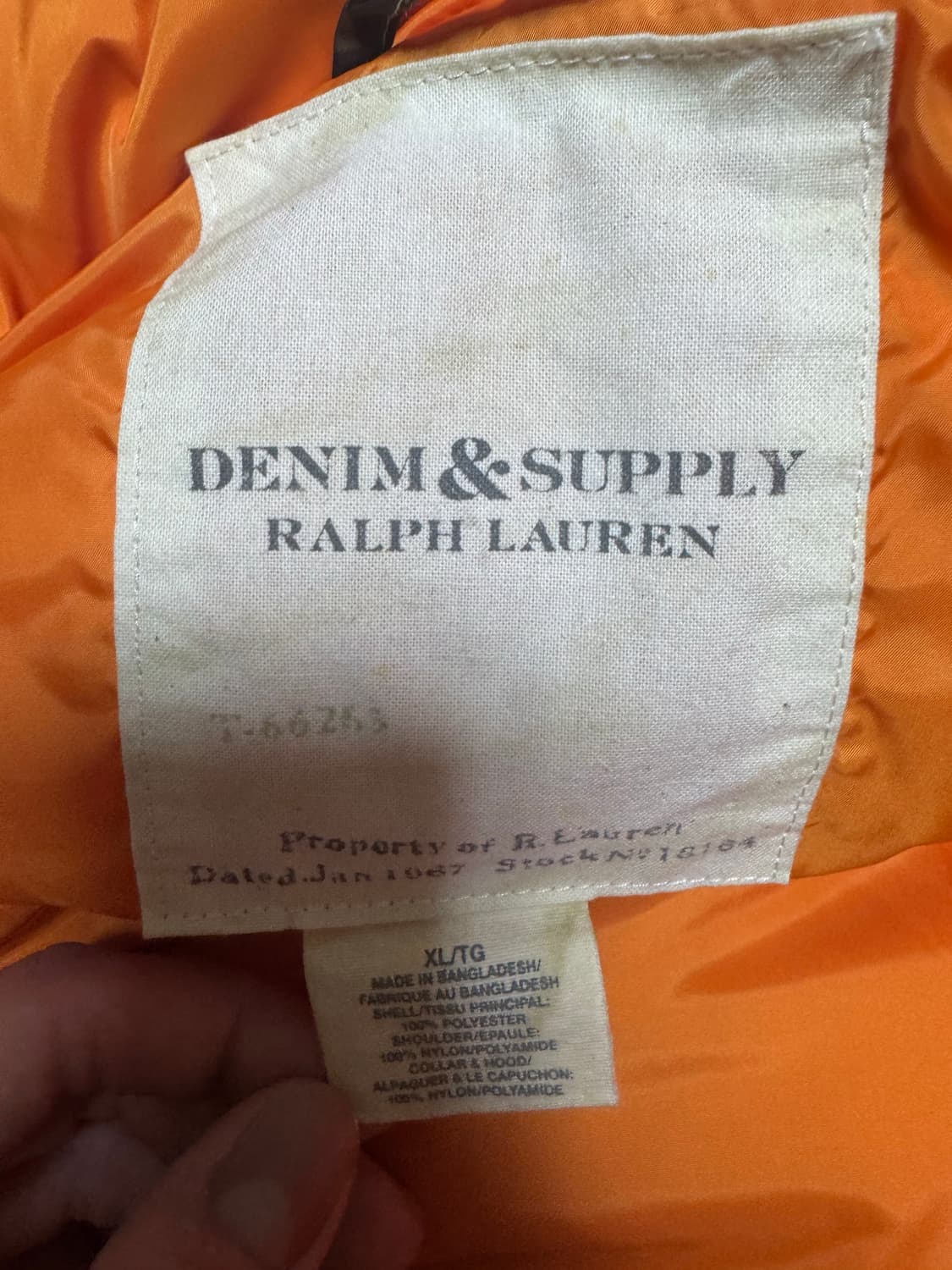 폴로 랄프로렌 데님앤서플라이 패딩 상품이미지4