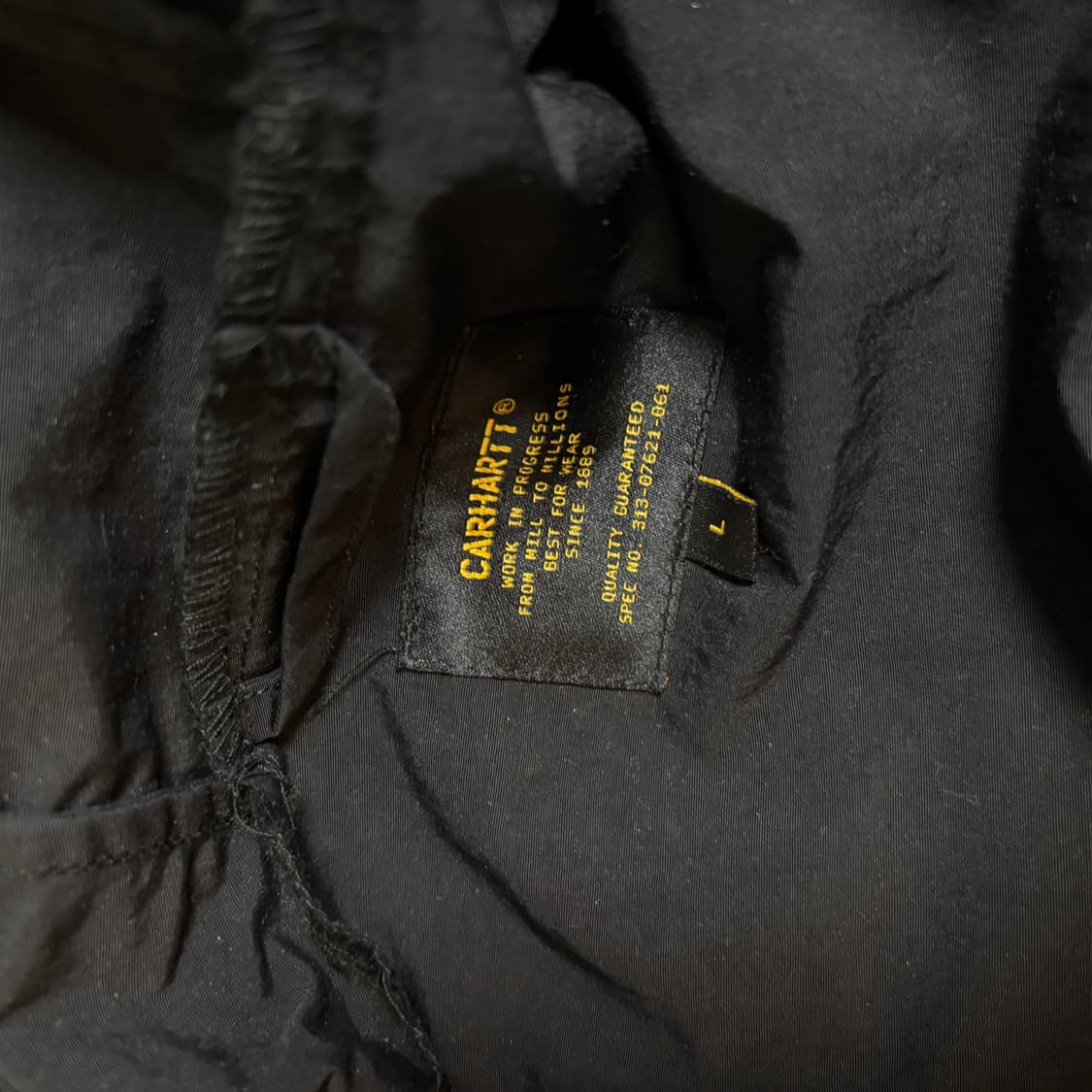 칼하트 바람막이 블랙(L) 상품이미지4