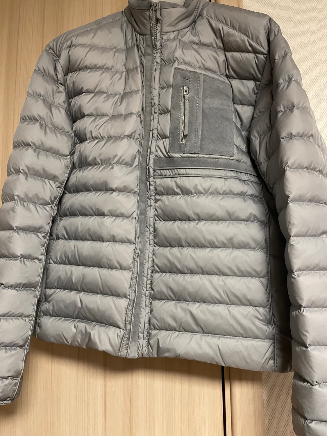 [L] Xlim 엑슬림 EP.8 02 그레이 다운 경량 패딩 자켓 상품이미지2