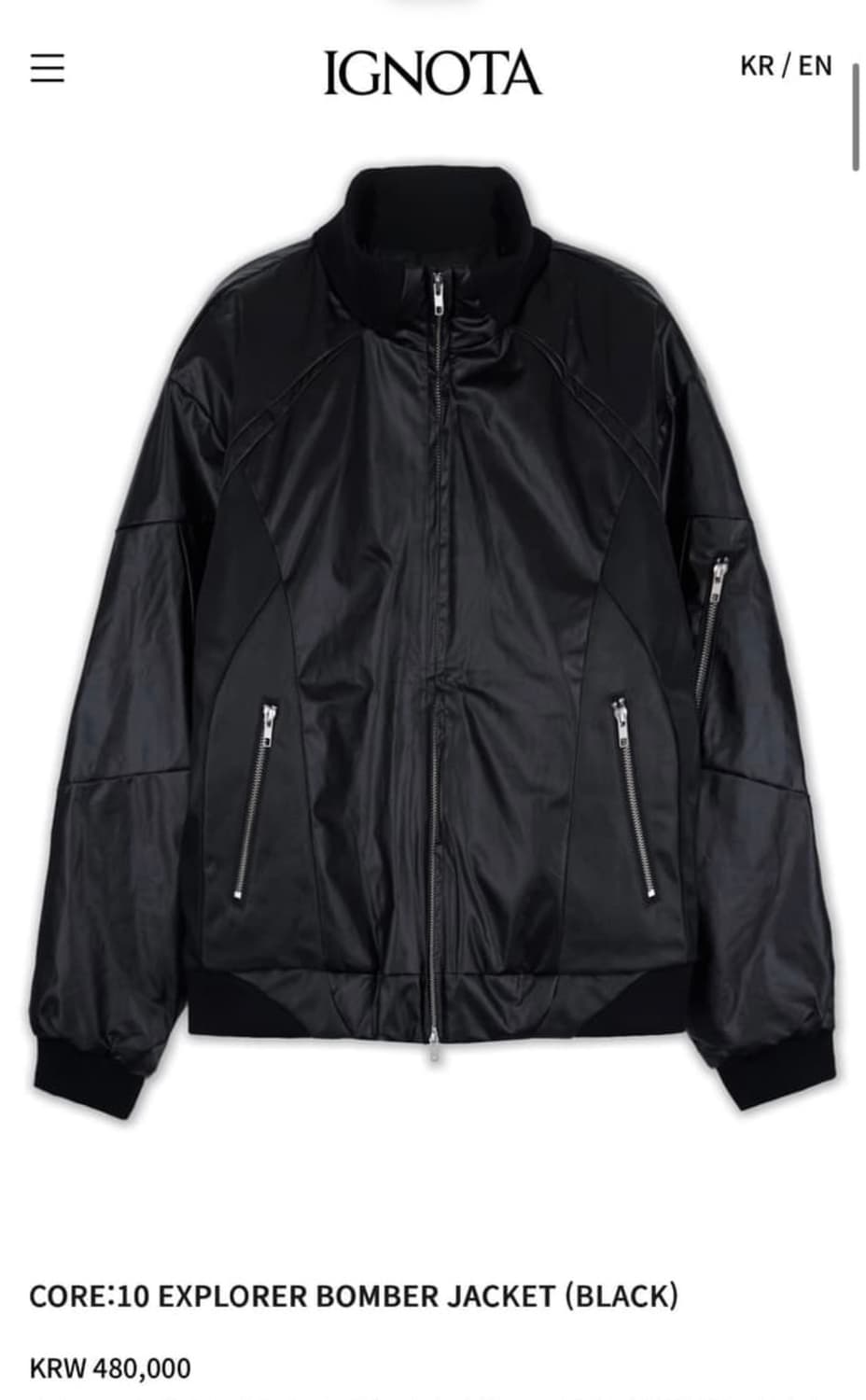 Ignota 이그노타 코어10 자켓 [L] 상품이미지1