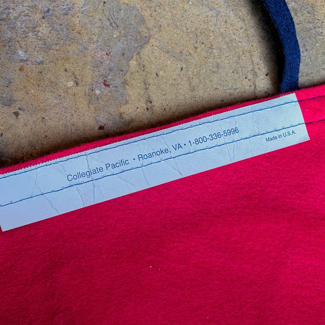 1970s 오리지널 Wharton 대학교 펜넌트 깃발 상품이미지4