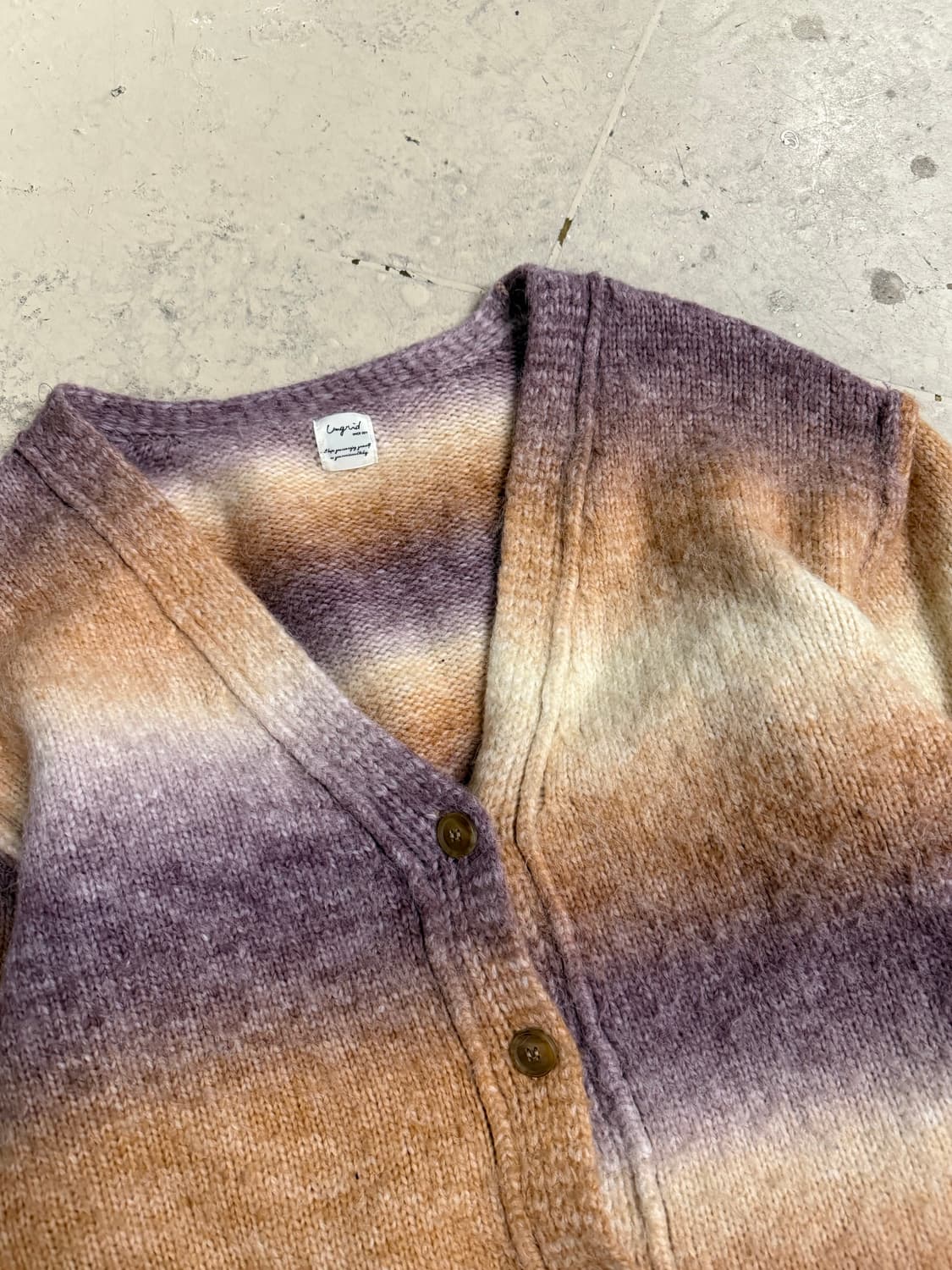Ungrid gradation detail knit cardigan  상품이미지6