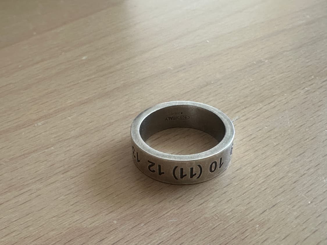 마르지엘라 실버링 6사이즈 (국내기준16호)판매합니다 상품이미지2