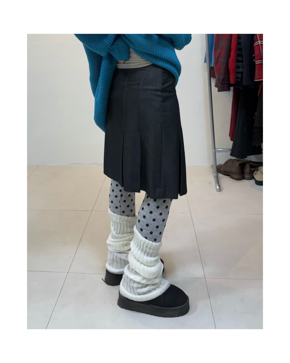 빈티지 미디 스커트 상품이미지2