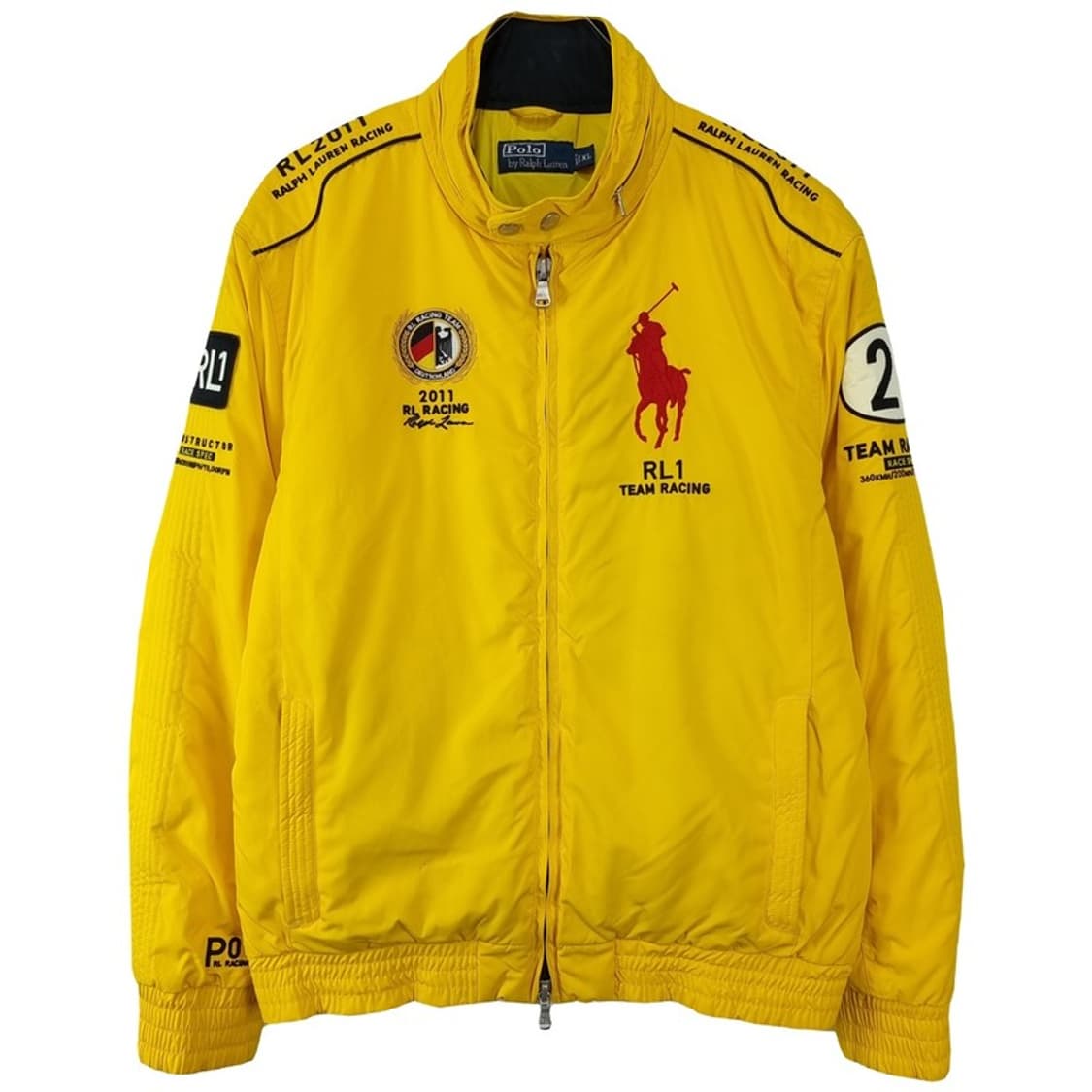 [폴로 랄프로렌] 올드스쿨 빈티지 레이싱 자켓 옐로우 P01400 상품이미지2
