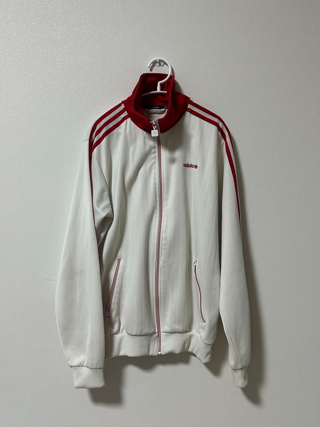 희귀) 아디다스 베켄바우어 흰빨 트랙탑 져지 L 상품이미지1