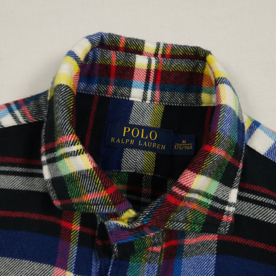 M(95) 폴로랄프로렌 플란넬 크리스마스 체크셔츠 상품이미지3