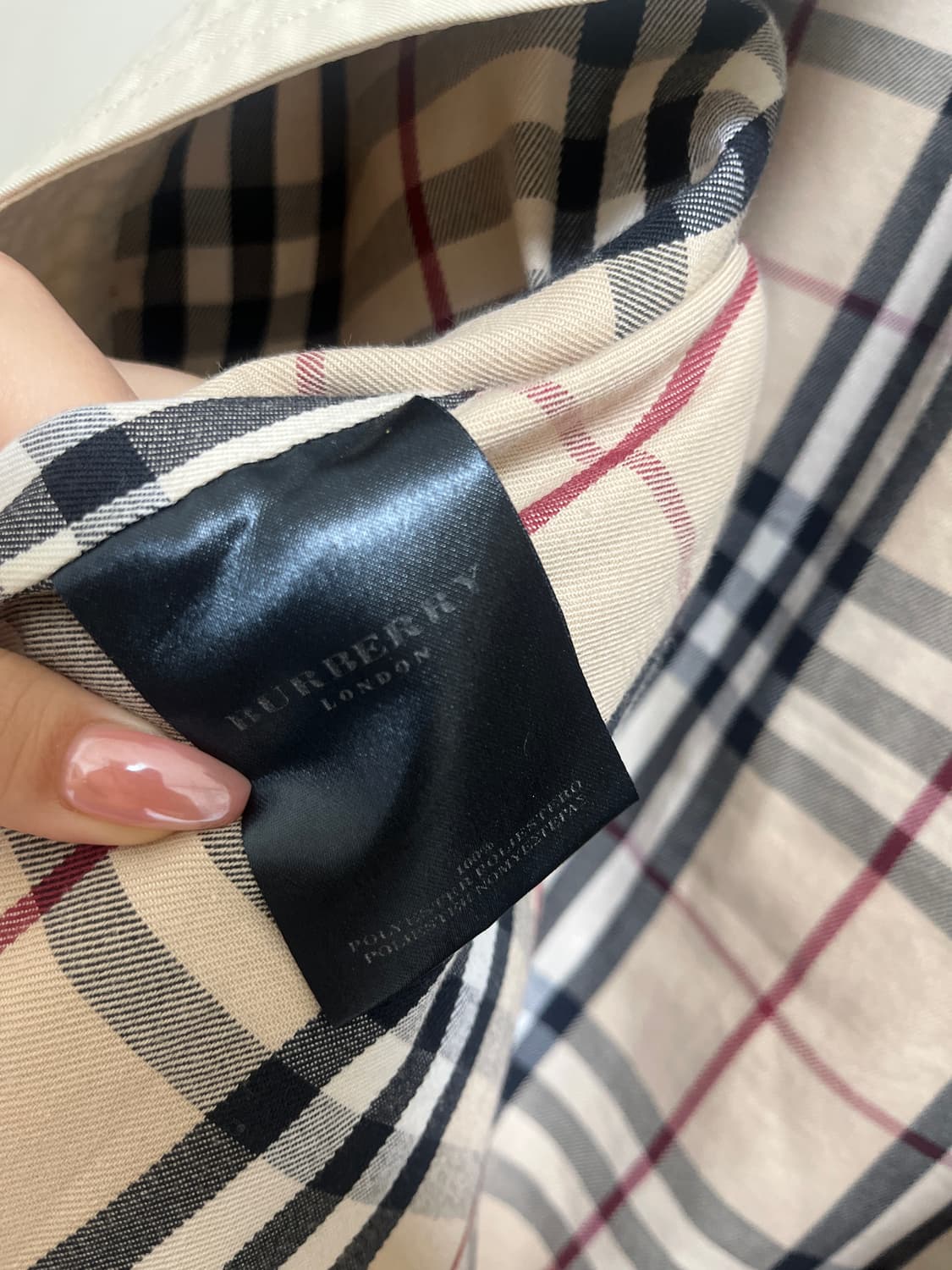 버버리 퀼팅 자켓 아이보리 상품이미지4