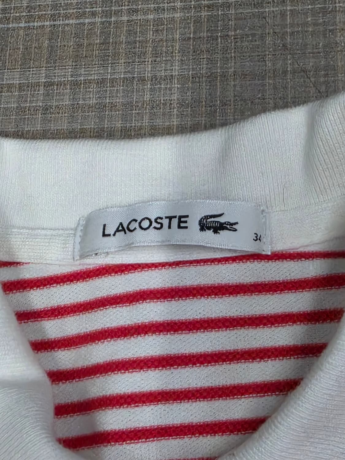 라코스테 스트라이프 반팔 원피스 상품이미지4