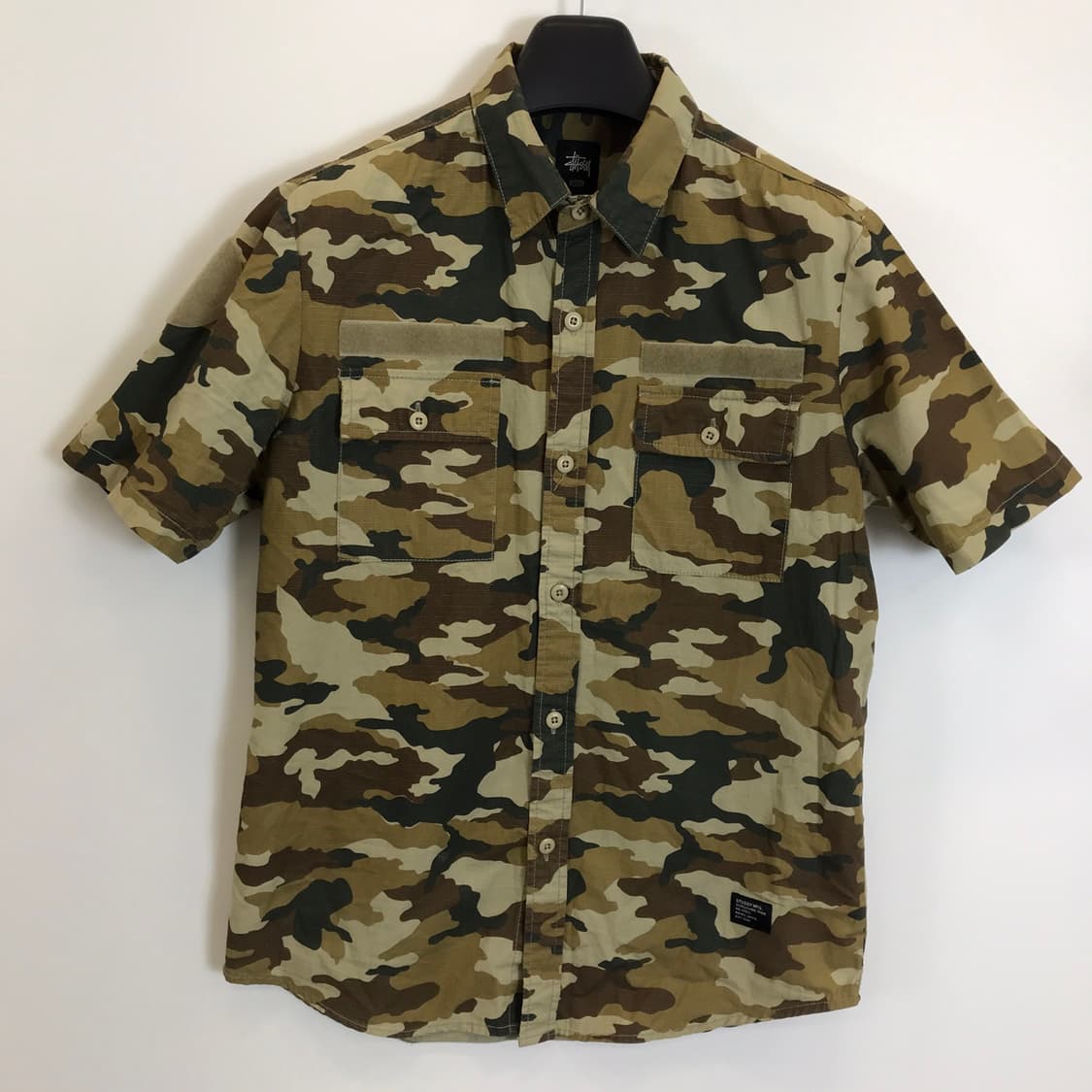 스투시 STUSSY 립스탑 카모셔츠 [M] 상품이미지1