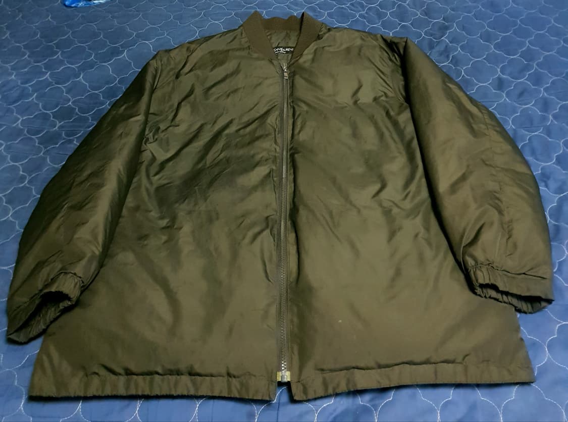 (제일모직) 입생로랑 90s 거위털 블루종 점퍼 올리브 (110) 상품이미지1