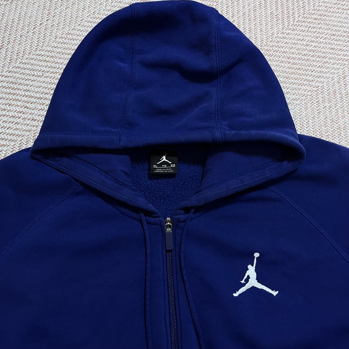 [정품] 조던 블루 화이트로고 기모 후집 [ XL ] 상품이미지3