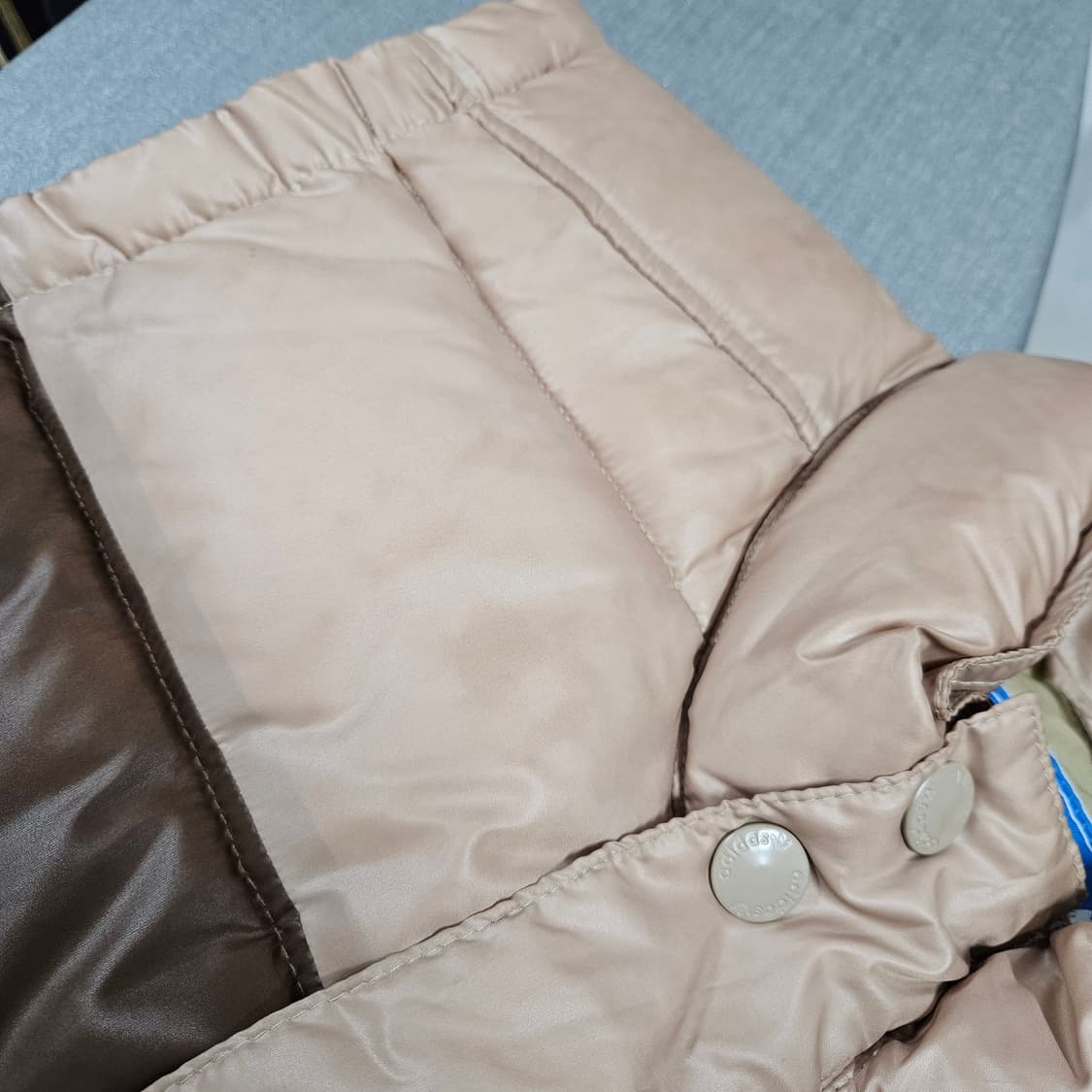 아디다스 올드스쿨 배색 패딩조끼 XL 105 상품이미지5