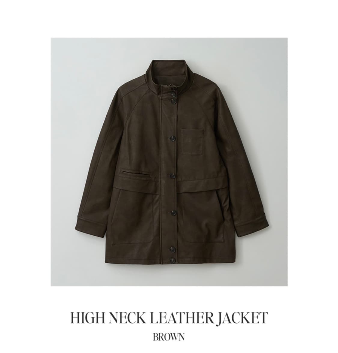 로라로라 레더 자켓  상품이미지1