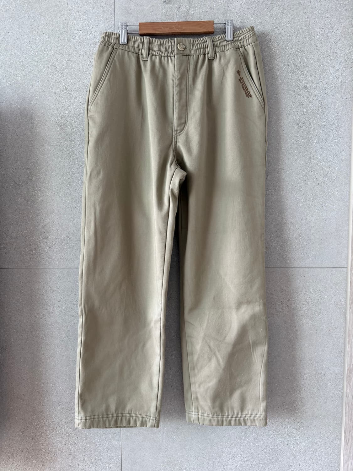 던롭 모터스포츠 남성 면바지 베이지 안감기모 상품이미지1