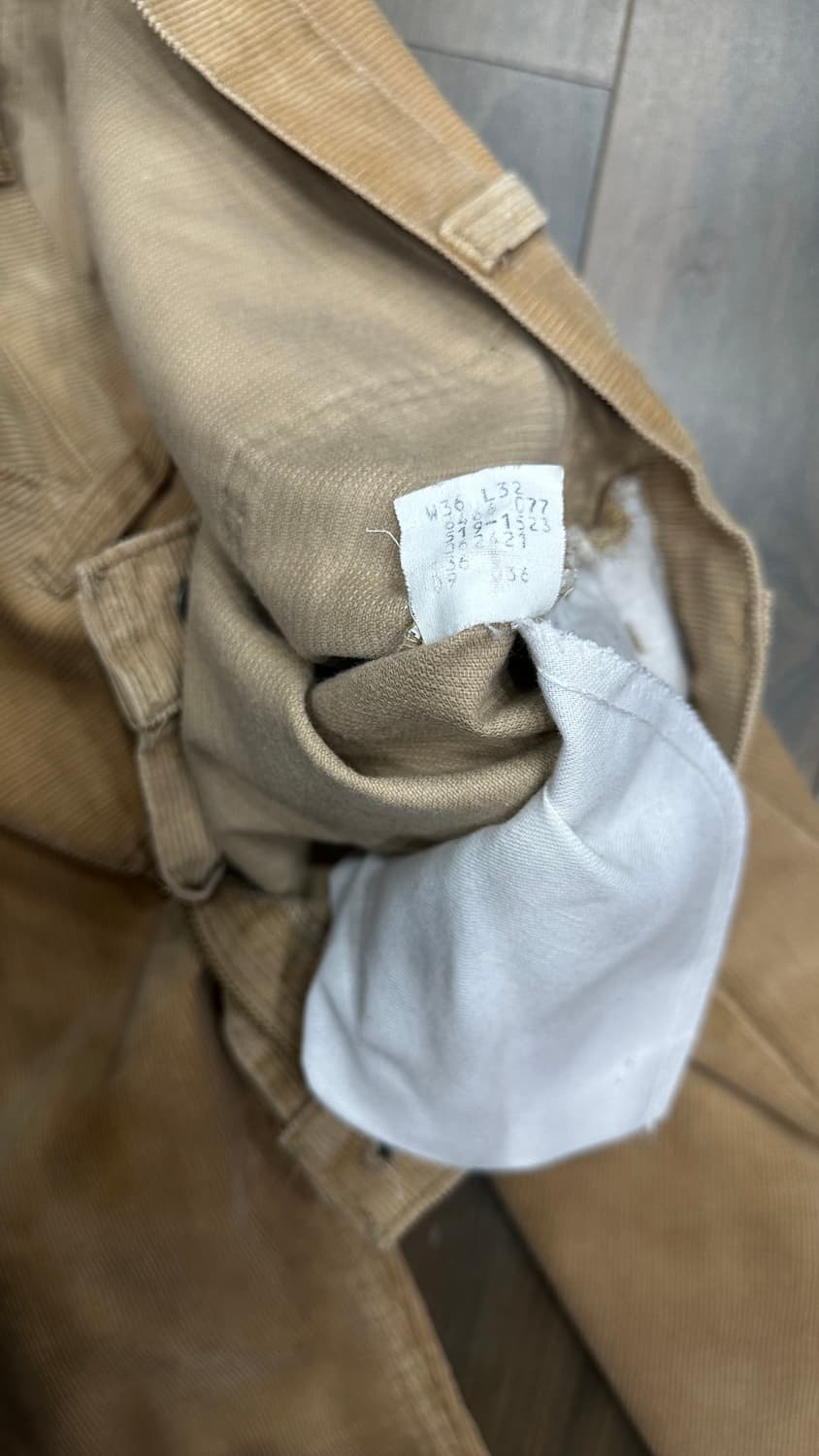 80s 리바이스 519 코듀로이 화이트탭 34 상품이미지5