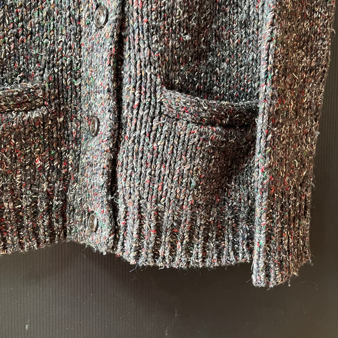 폴로 데님앤서플라이 울 멀베리 실크 숄카라 헤비 가디건 상품이미지5